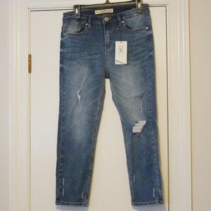 Zara Trafaluc premium indigo blue jeans size 6